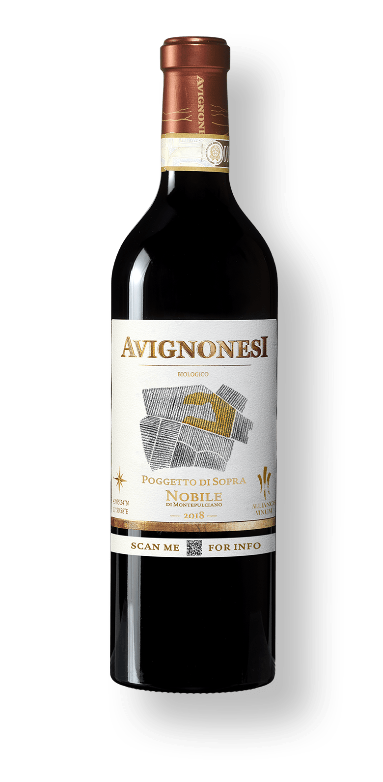 2021 Poggetto Di Sopra Alliance Vinum Single Vineyard Vino Nobile di Montepulciano DOCG * 0,75l Avignonesi